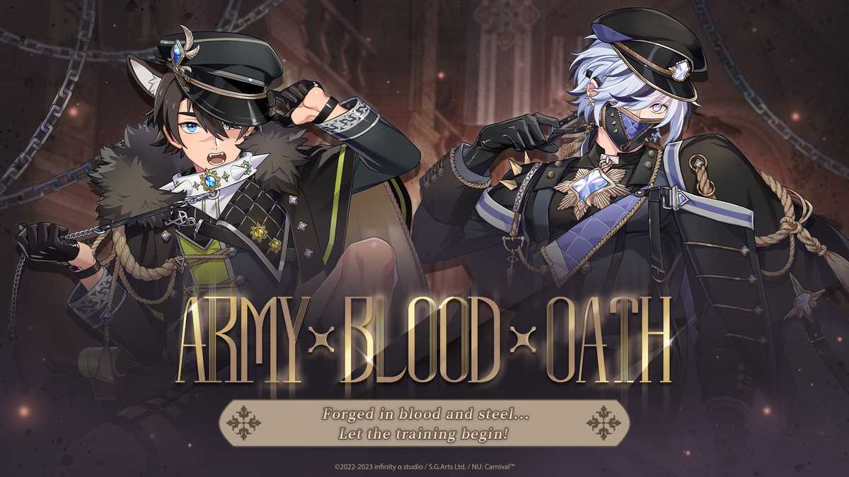 Army x Blood x Oath has arrived! Army x Blood x Oath has arrived!